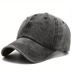 Washed Denim Baseball Cap for Couple