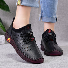 Women's Casual Lace Up Oxfords Low Top Sneakers