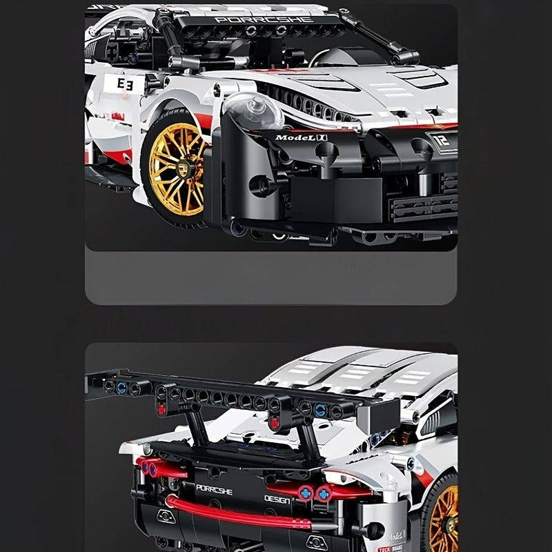 Classic Sports Car Building Block Model Set Adult Collectible Sports Car Buildin