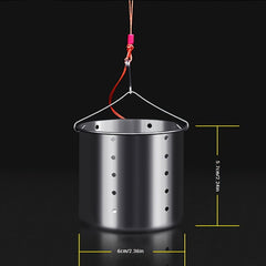 Stainless Steel Fishing Bait Cage - Bait Feeder