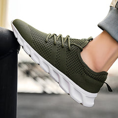 Men's Breathable Comfort Lace Up Casual Shoes Anti skid Sneakers