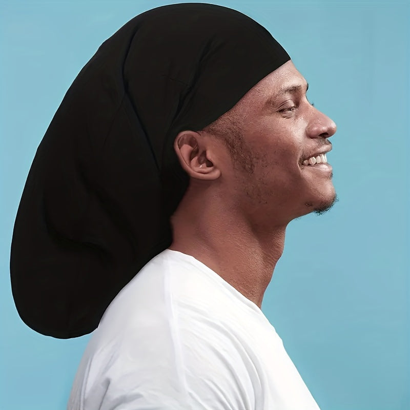 Men's Long Hair Bonnet for Dreadlocks & Sleeping Caps