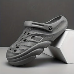 Men's Lightweight Comfy Clogs Hollow Out Non Slip Garden Shoes