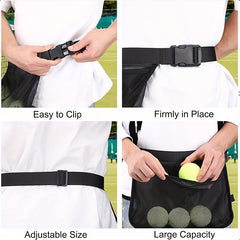 Portable Tennis Storage Bag for Table Tennis, Pickball & Golf
