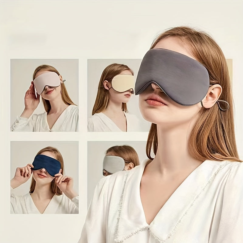 Adjustable Double Sided Sleeping Eye Mask Blackout Blindfold