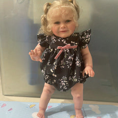 Realistic Zoel Reborn Doll with Hand Rooted Hair and Visible Veins
