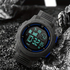 Boys & Teenagers Large Dial Sports Multifunctional Luminous Watch