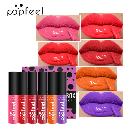 Long Lasting Lip Gloss Matte Texture Hypoallergenic Makeup Tool