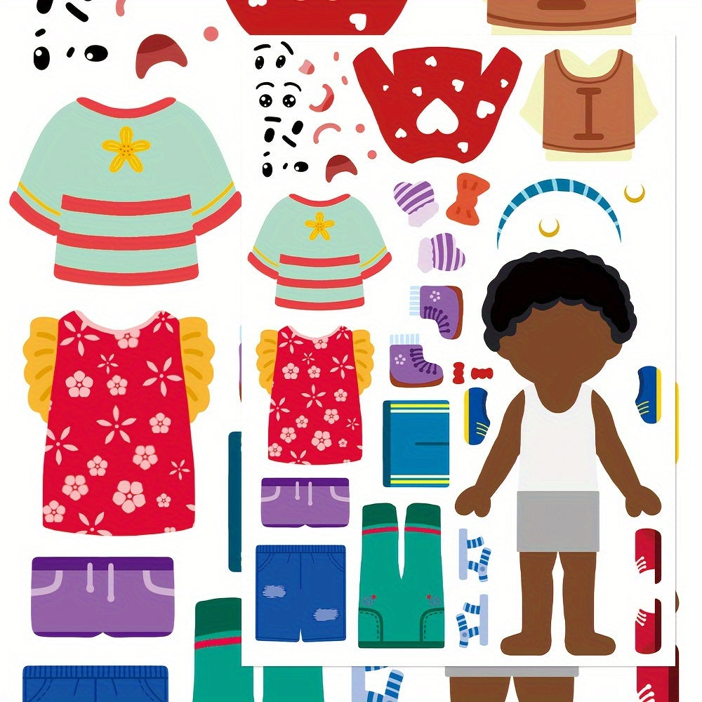 YWWBLD Cartoon Princess & Prince Stickers Self Adhesive DIY Craft Decor