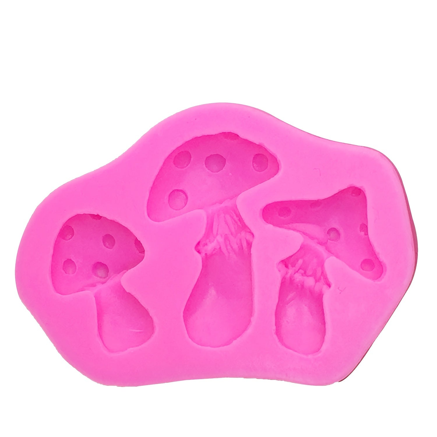 Mushroom Shape Silicone Mold Chocolate Fondant Cake Decorating Baking Tools