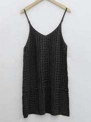 Beach Coverup Cami Dress Vacation V Neck Dress Women's Clothing