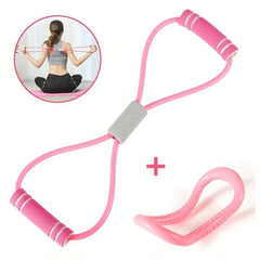 8-Shaped Yoga Resistance Rope & Yoga Ring Fitness Stretcher