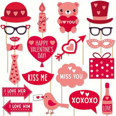 20pcs Wedding Photography Props Set for Proposal & Anniversary Decor