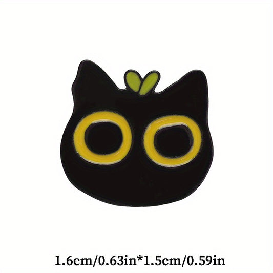 Cat Brooch Cartoon Animal Brooch Cat Metal Badge Bag Clothing Accessories