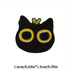 Cat Brooch Cartoon Animal Brooch Cat Metal Badge Bag Clothing Accessories
