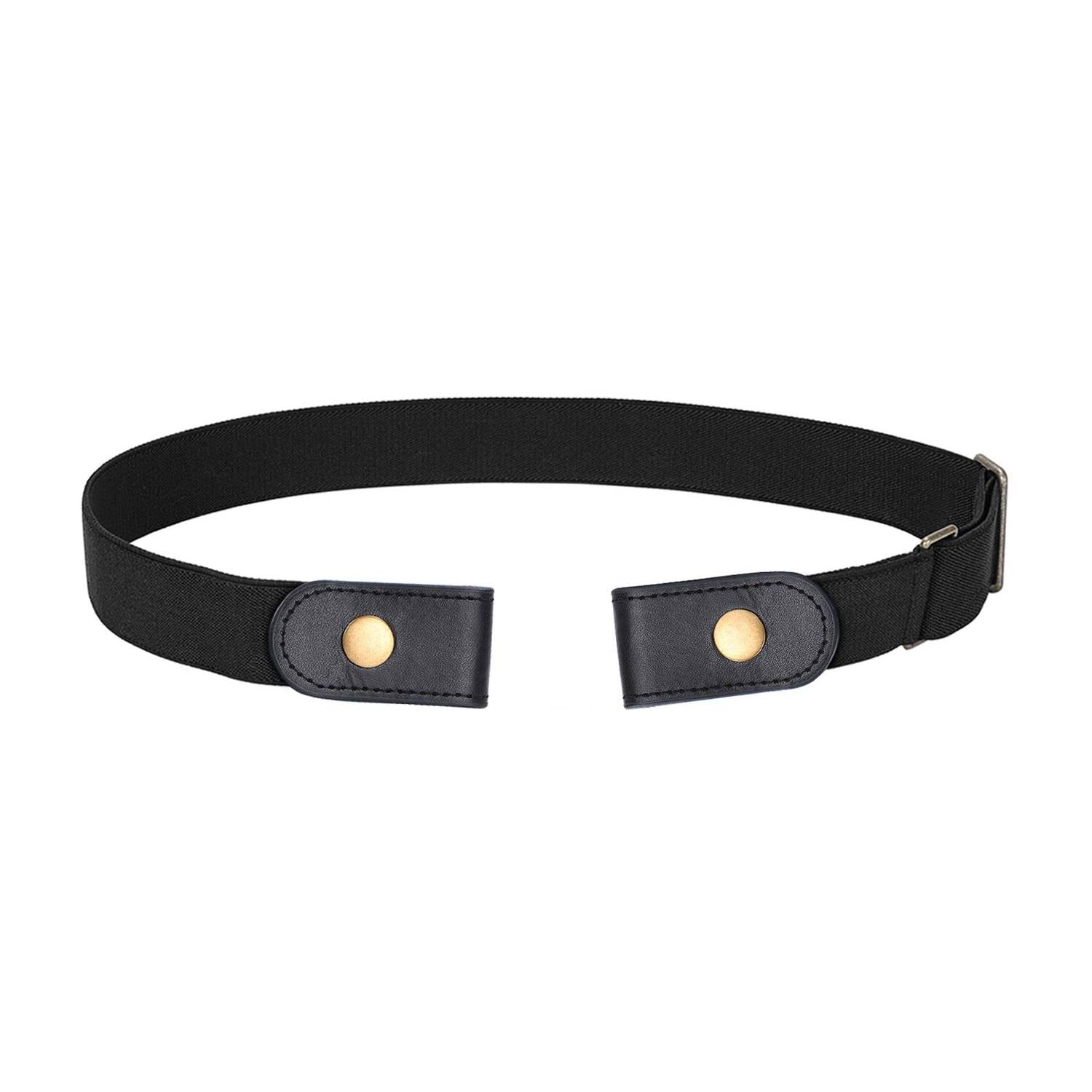 Men's No-Buckle Stretch Belt for Jeans Pants 1 38 Inches