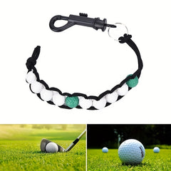 Golf Stroke Score Counter Plastic Ball Beads Putt Counter Key Chain