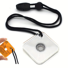 Outdoor Signal Mirror with Rope & Whistle