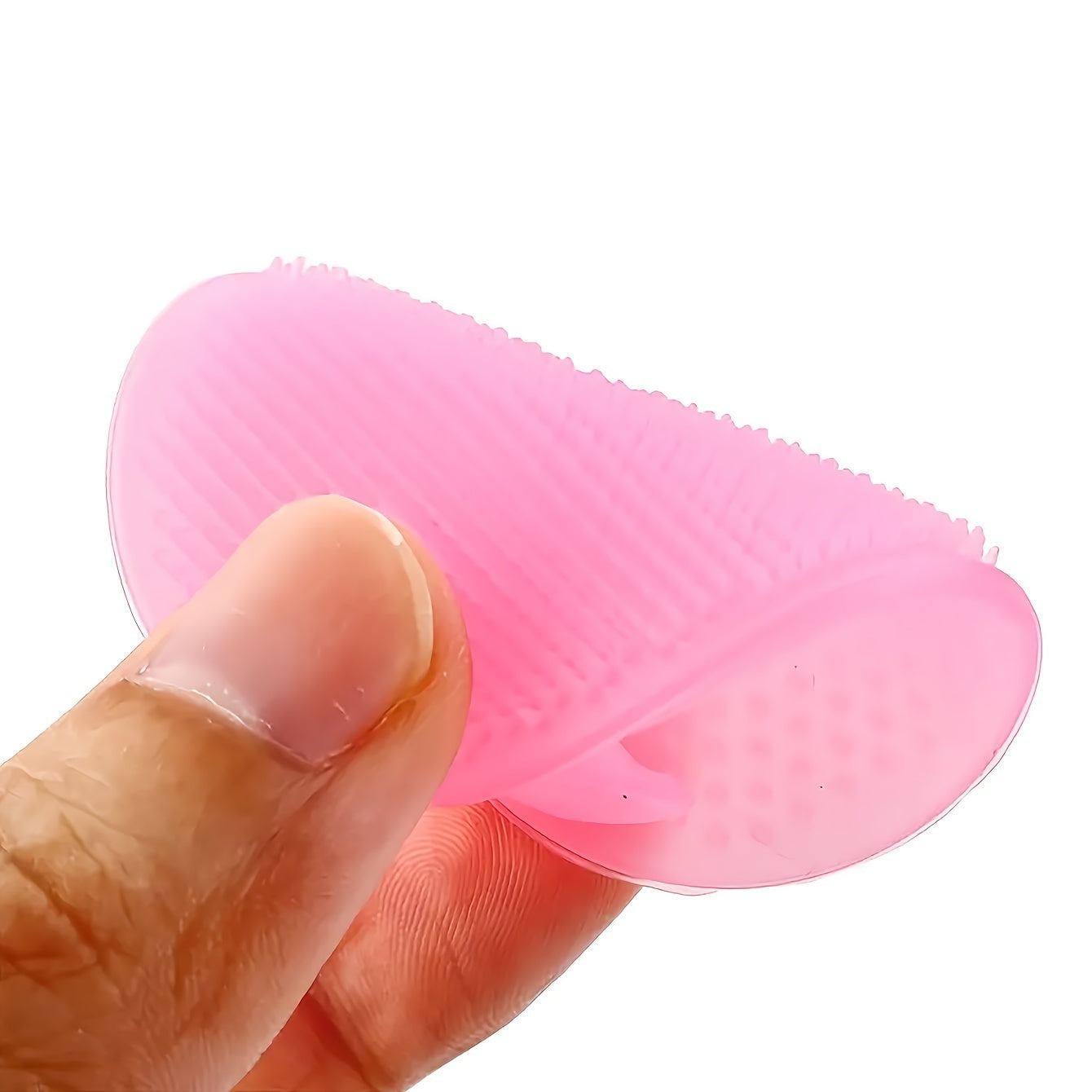 Silicone Oval Face Washing Brush Soft Cleansing Brush for Baby and Adults