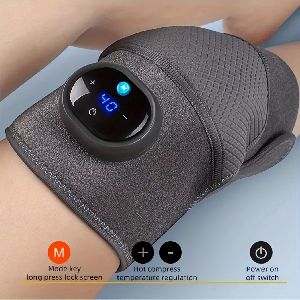Heating Knee Joint Massager Hot Compress Therapy 3 Gears Vibration Modes