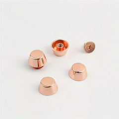 20Pcs Full Copper Bucket Nail Mushroom Bucket Rivets Metal Screw Back 8mm