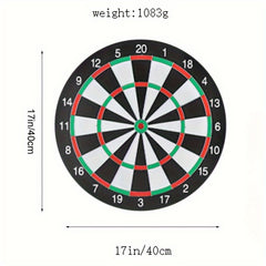 Professional Double Sided Dart Board Set with Accessories