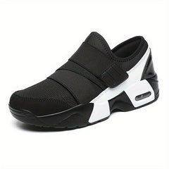Women's Air Cushion Running Shoes with Hook & Loop Fastener