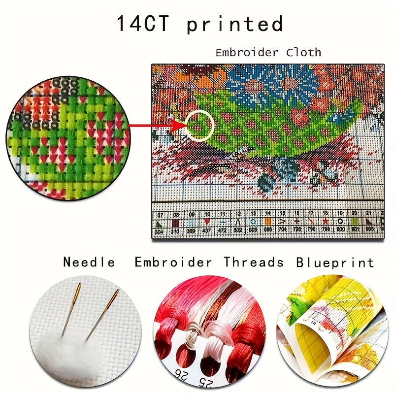 Cross Stitch Wall Decoration Material Package Bedroom Living Room Embroidery
