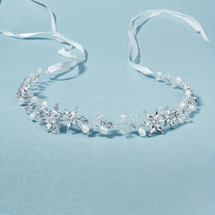 Pearl Crystal Headband Wedding Accessories