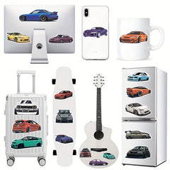 50pcs Car Cartoon Stickers for DIY Decoration