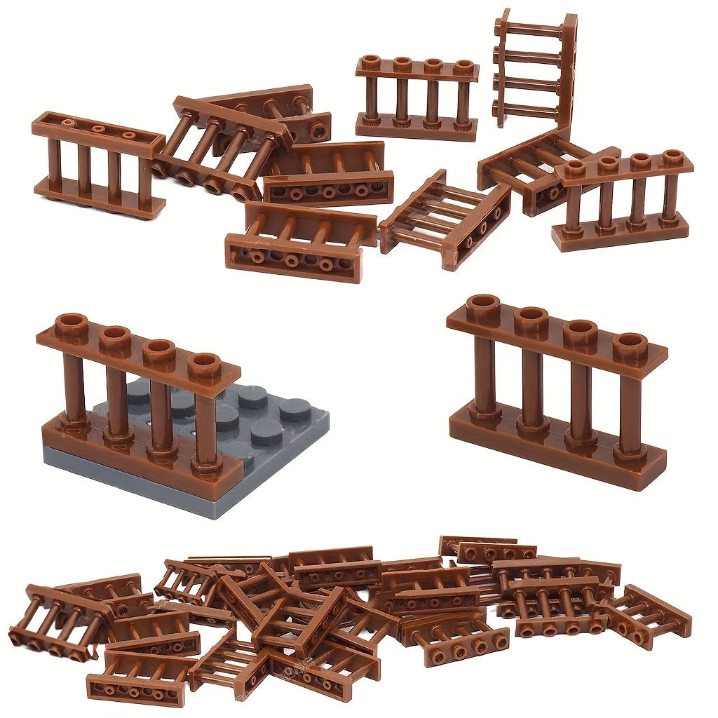 8pcs Railings 1/4 Small Particle Fence Accessories