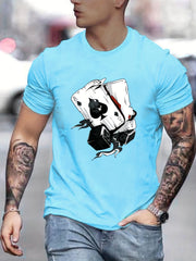 Poker Dice Men's Graphic T-shirt for Summer