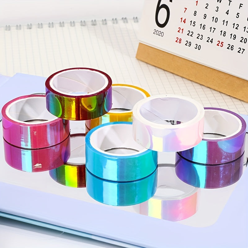 Rainbow Film Tape Laser Tape for DIY Decorative