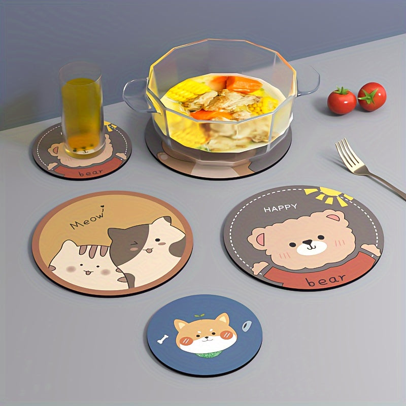 Cartoon Silicone Pad Heat Resistant Pot Holder