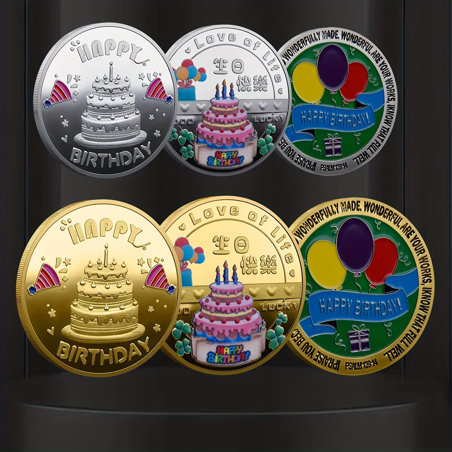 Birthday Coins Blessings Lucky Ideas Memorial Coins Great Keepsake Collection