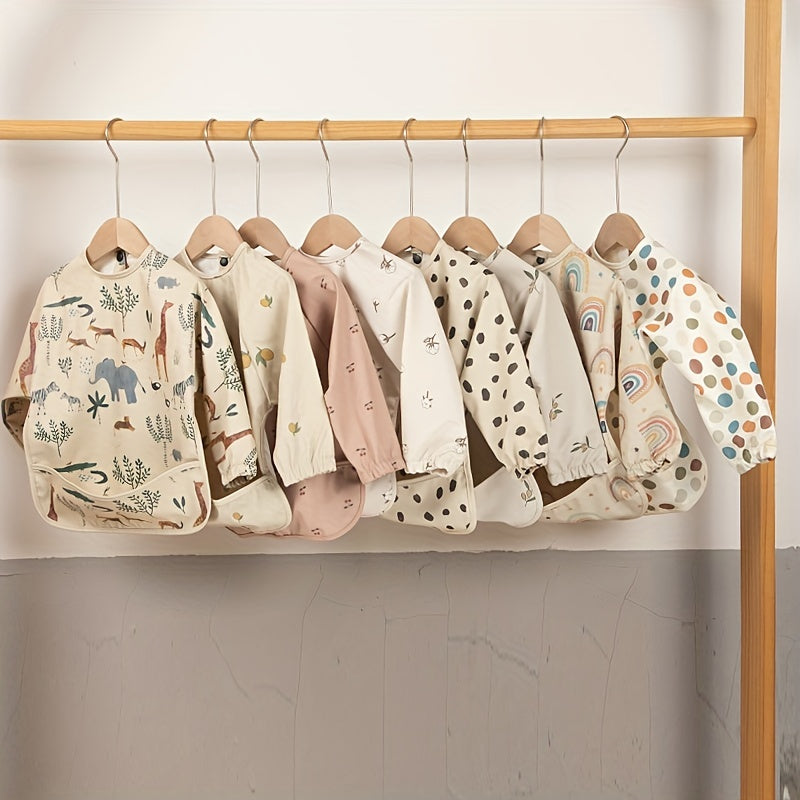 Waterproof Long Sleeve Feeding Bib for Easy Clean-Up
