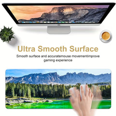 Large Nature Landscape Mouse Pad Non-slip Office Desk Pad