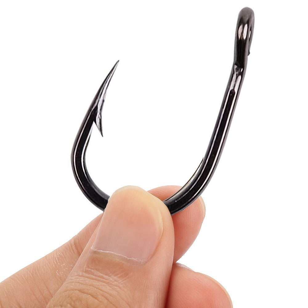 25pcs Stainless Steel Saltwater Fishing Hooks for Productive Trips