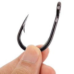 25pcs Stainless Steel Saltwater Fishing Hooks for Productive Trips