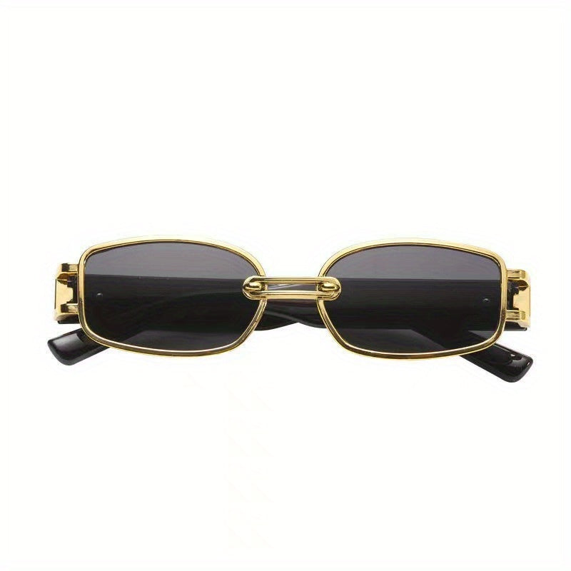 Square Metal Frame Sunglasses UV400