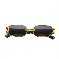 Square Metal Frame Sunglasses UV400