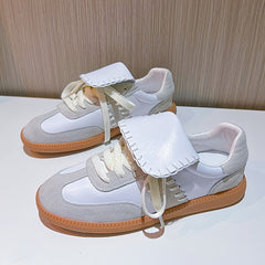 Women's Lace Up Flat Sport Shoes