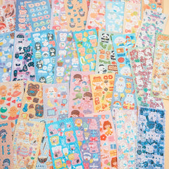 200 Unique Laser Stickers for Girls - Perfect for DIY Journals & Toys