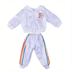 2pcs Sports Style Doll Clothes For 18In Dolls, Fits 43 Dolls