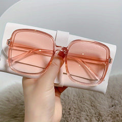 Oversized Square Sunglasses Gradient Glasses UV400