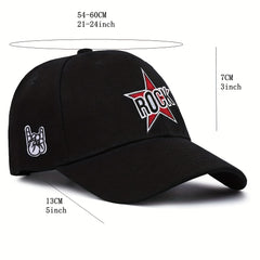 Multicolor Embroidery Outdoor Baseball Cap Sun Hat