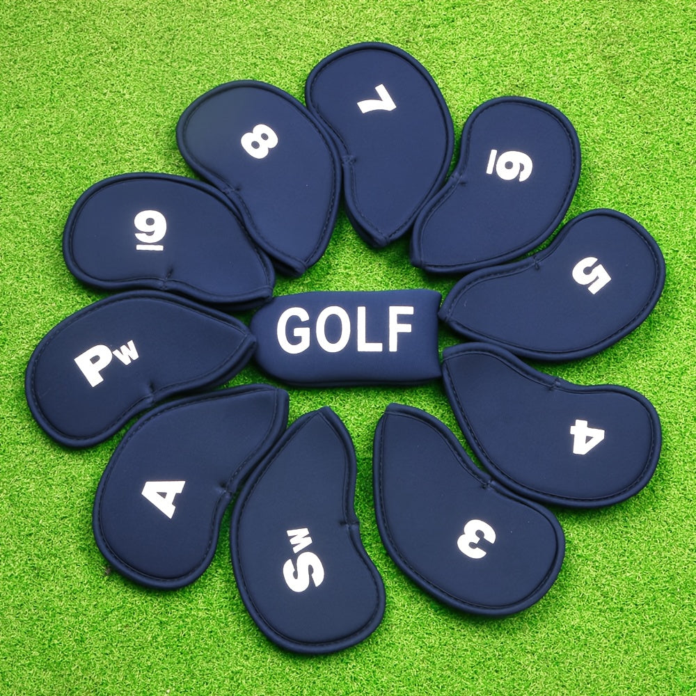 10pcs Golf Putter Head Cover Durable Lightweight Scratch Protection