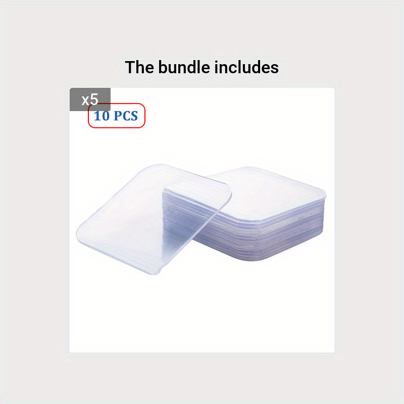 10pcs Double Sided Waterproof Viscose Tape Non Mark Sticker