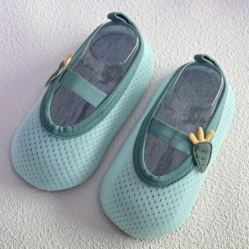 2pairs Baby Girls Kids Non-slip Floor Socks Comfy Shoes Toddlers Children Socks