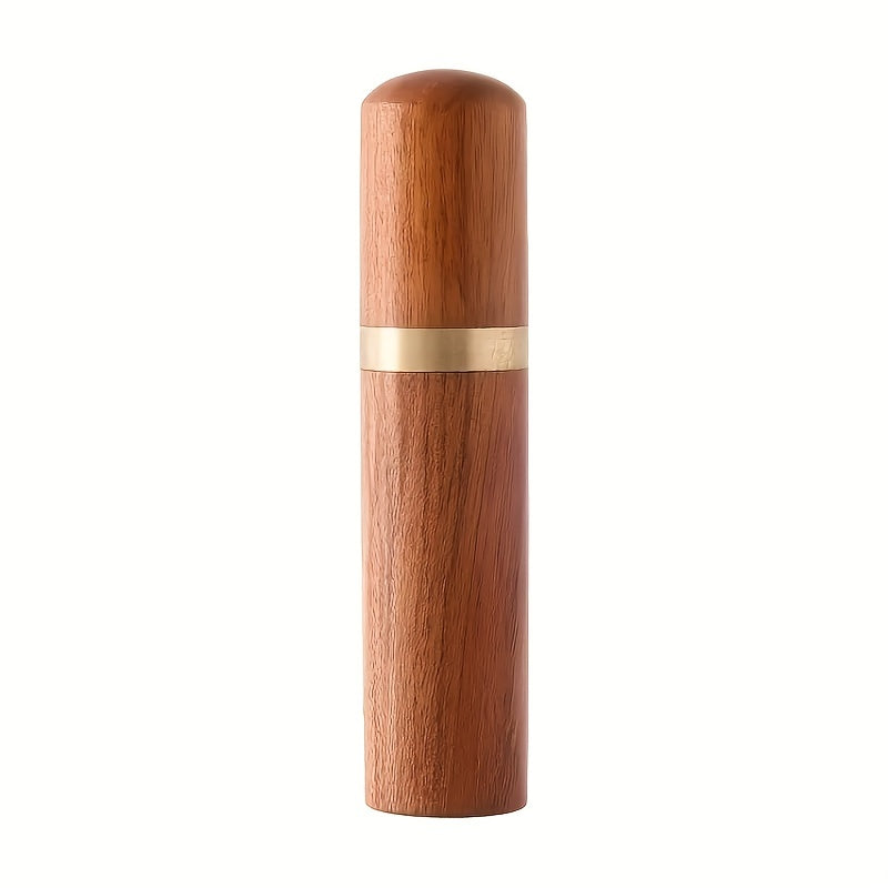 Wooden Needle Holder Sewing Storage Tube